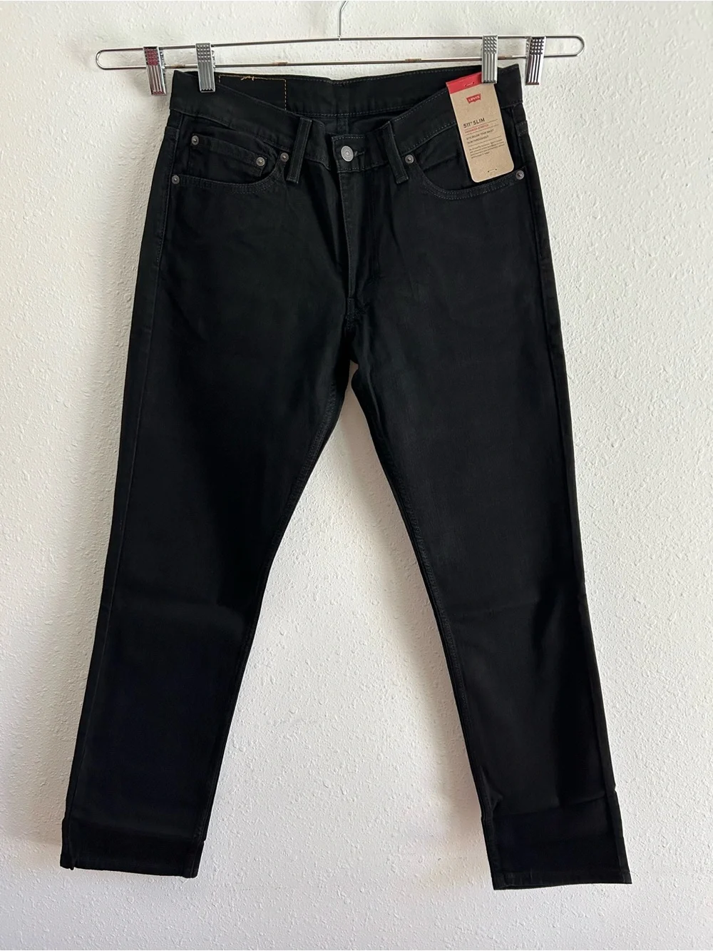 Levi's 511 Slim Jeans Men's Size 32x32 Black Denim Stretch Classic